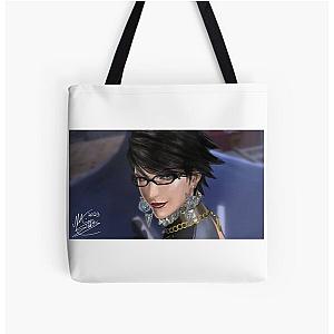 Bayonetta 2 Portrait All Over Print Tote Bag