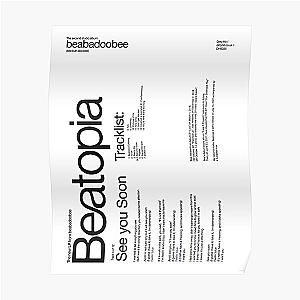 Beabadoobee Beatopia Poster Poster RB1007