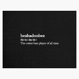 Beabadoobee Aesthetic Cute Quote Lyrics Black Jigsaw Puzzle RB1007