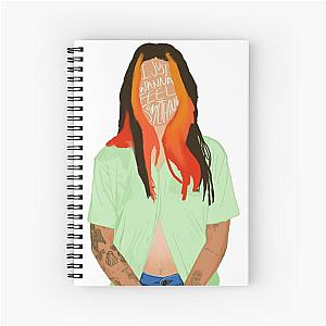 bea miller feel something  Spiral Notebook