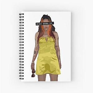 bea miller never wanna die Spiral Notebook