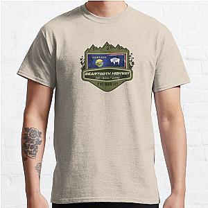 Beartooth Highway US 212 Motorcycle Car RV Cycle Sticker & T-Shirt 03 Classic T-Shirt RB0211