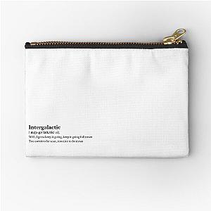 Beastie Boys Aesthetic Quote Lyrics Intergalactic Zipper Pouch