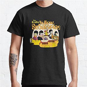 The Beatles  We All Live In A Yellow Submarine TShirt Classic TShirt RB1512