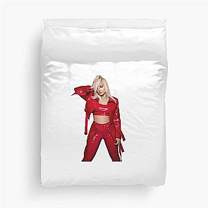 Records Press  Bebe Rexha Duvet Cover