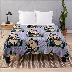 Bebe Rexha pop art Throw Blanket