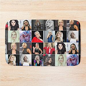 Bebe Rexha Music Photo Collage Bath Mat