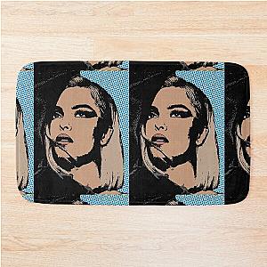 Bebe Rexha style pop art Bath Mat