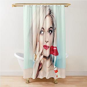 Bebe Rexha Shower Curtain