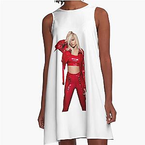 Records Press  Bebe Rexha A-Line Dress