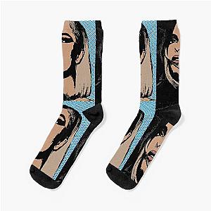 Bebe Rexha style pop art Socks