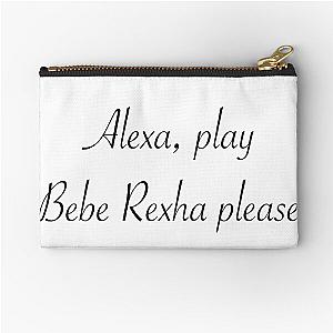 Alexa Bebe Rexha Please Zipper Pouch