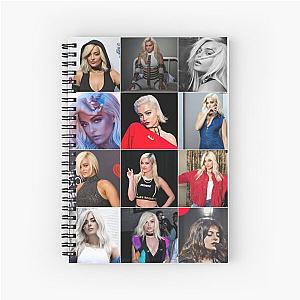 Bebe Rexha Music Photo Collage Spiral Notebook