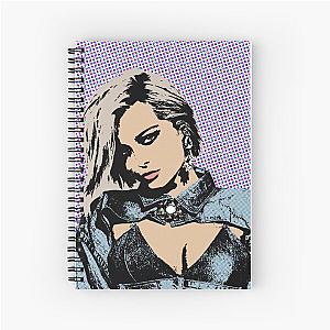 Bebe Rexha pop art Spiral Notebook