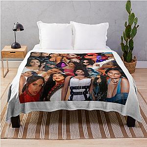 Becky G collage Throw Blanket