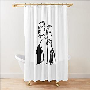 Becky G and Karol G Shower Curtain