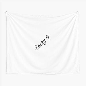 Becky G black and white printed fashionable design art Tapestry