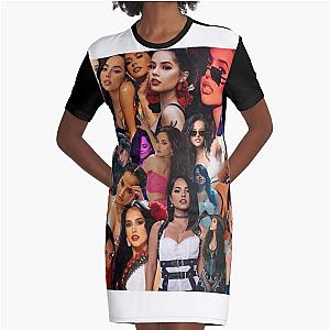 Becky G collage Graphic T-Shirt Dress