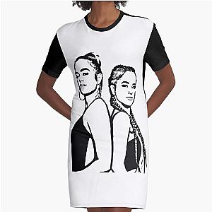 Becky G and Karol G Graphic T-Shirt Dress