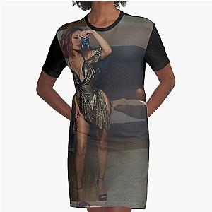 Becky G Sexy Graphic T-Shirt Dress