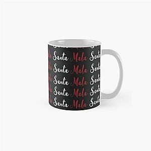 Bad Santa by Becky G (typographic design) Classic Mug