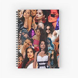 Becky G collage Spiral Notebook