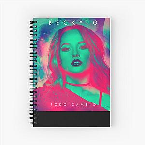 Becky G todo Cambi  Spiral Notebook