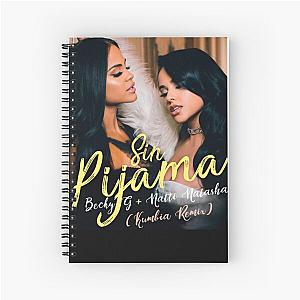 Becky G sin pijama kumbia remix Spiral Notebook