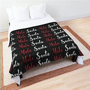 Bad Santa by Becky G (typographic design) Comforter