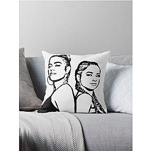 Becky G and Karol G Throw Pillow