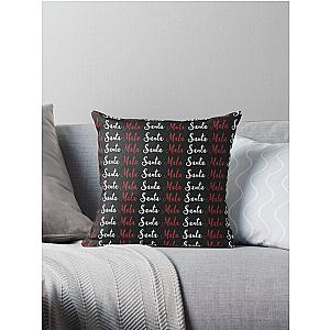 Bad Santa by Becky G (typographic design) Throw Pillow