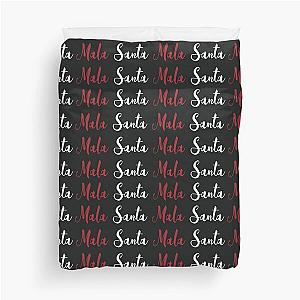 Bad Santa by Becky G (typographic design) Duvet Cover