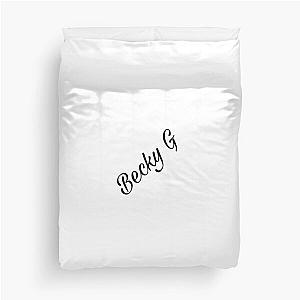 Becky G black and white printed fashionable design art Duvet Cover