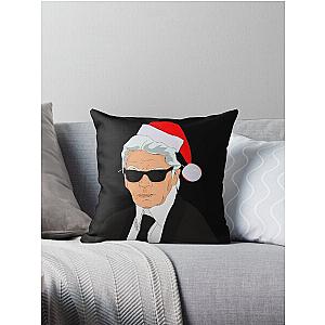 OMG Santa Karl Throw Pillow