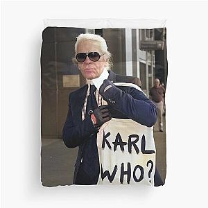 who karl legend Duvet Cover