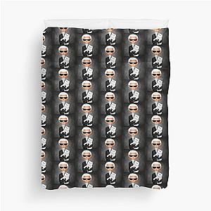 Karl Lagerfeld illustration Duvet Cover