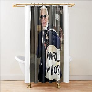 who karl legend Shower Curtain