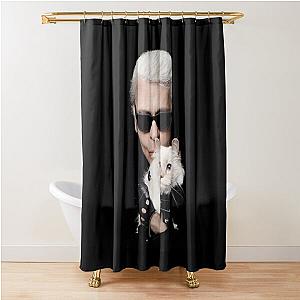 Karl Lagerfeld Fanart Shower Curtain