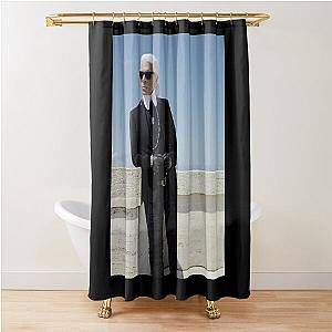 Karl Lagerfeld Fanart Shower Curtain