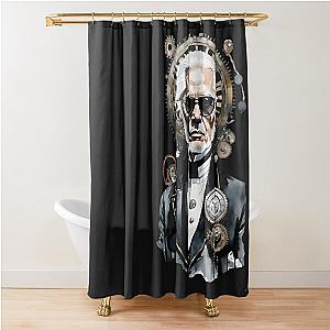 Karl Lagerfeld as Steampunk Shower Curtain