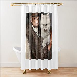 Karl & Cat 3 Shower Curtain