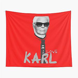 i love Karl Tapestry