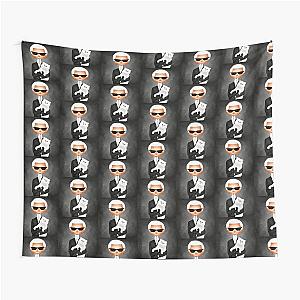 Karl Lagerfeld illustration Tapestry