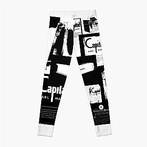 Capital Karl Marx Communism Communist Marxist Marxism Socialist Socialism Leggings