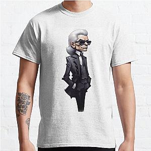 Karl Lagerfeld Pop Art AI generated Classic T-Shirt