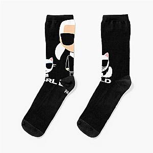 karl sticker 3 Classic Socks