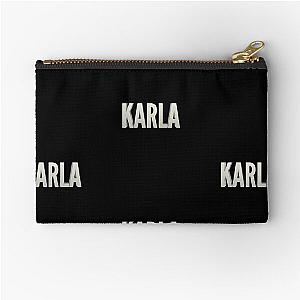 First name Karla Zipper Pouch