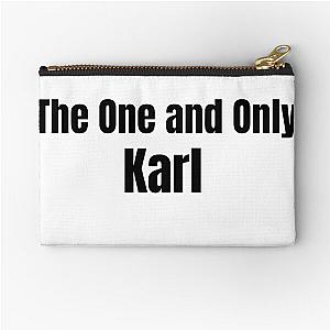 Karl Name The One and Only Zipper Pouch