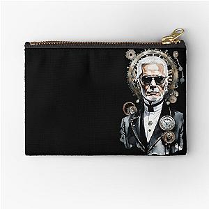 Karl Lagerfeld as Steampunk Zipper Pouch