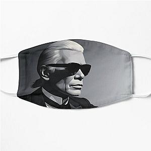 Portrait of Karl Lagerfeld Flat Mask